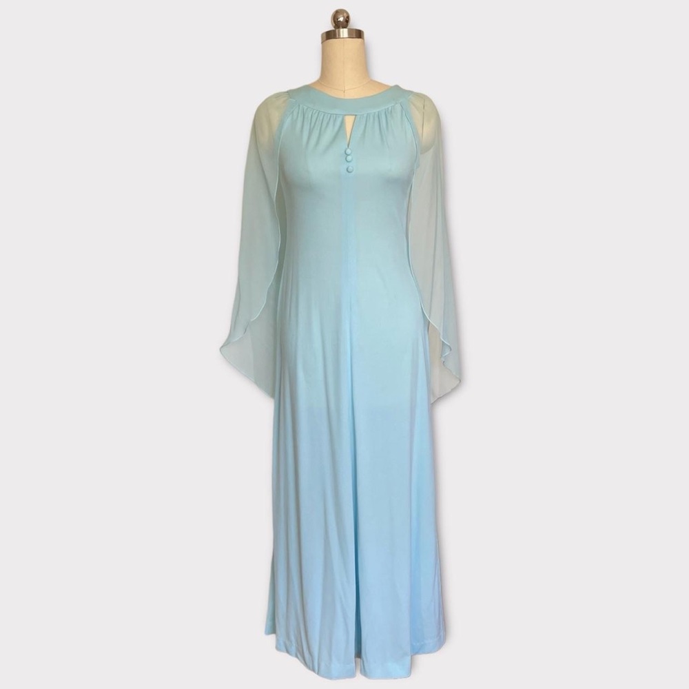 Vintage Powder Blue Formal Dress